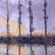 Claude Monet Four Trees painting
